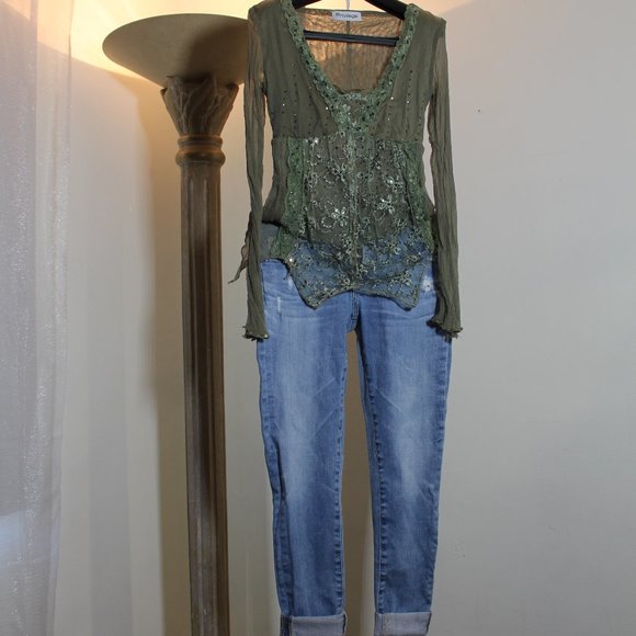 Womens bundle top and jeans - Picture 1 of 6